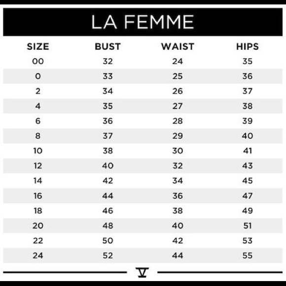 ❗️SALE❗️Prom La Femme Open Back Prom Dress Size 0 - Picture 4 of 4